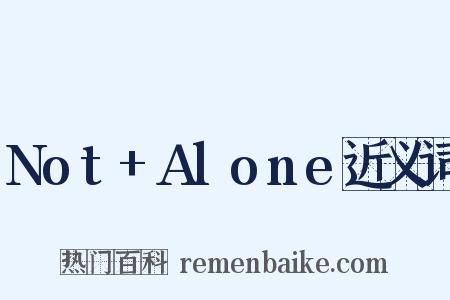 Not+Alone近义词是什么意思的图片